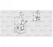 VAS665F05LW3E/B-/MM (88204926) Газовый клапан Kromschroder