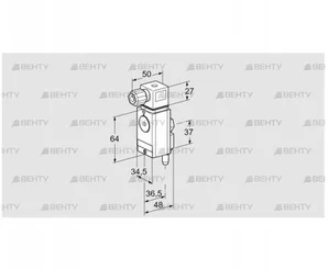 DG 500VC4-6WG (84448581) Датчик-реле давления газа Kromschroder