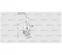 VAS2-/40R/NWGR (88028643) Газовый клапан Kromschroder