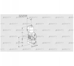 VAG1T-/20N/NKGLAA (88029811) Газовый клапан с регулятором соотношения Kromschroder