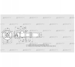 BIC 100HM-300/335-(67)E (84033242) Газовая горелка Kromschroder