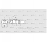 BIC 100RG-250/285-(40)ER (84033531) Газовая горелка Kromschroder