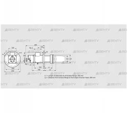 BIC 100RG-250/285-(40)ER (84033531) Газовая горелка Kromschroder