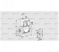 VCS780F05NNKGR3B/P3PP/PPPP (88204399) Сдвоенный газовый клапан Kromschroder