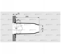 TSC 65/50B025-200/35-Si-1500 (74917105) Комплект керамического насадка Kromschroder