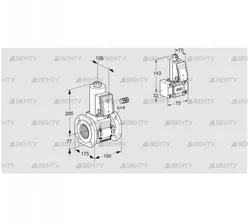 VAS665F05NW3E/B-/PP (88204022) Газовый клапан Kromschroder