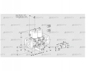 VCD2E40F/40F05ND-25WL3/PPPP/1-MM (88100754) Регулятор давления Kromschroder