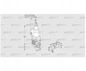 VAS3T-/LQGL (88030205) Газовый клапан Kromschroder