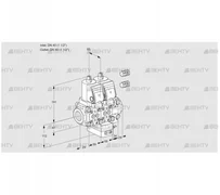 VCH2E40R/40R05NHEVWSR3/PPPP/PPPP (88105677) Клапан с регулятором расхода Kromschroder