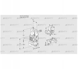 VAV1-/15R/NWBK (88032928) Газовый клапан с регулятором соотношения Kromschroder