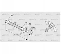 ES 32RA1000 (03263056) Шланг из нержавеющей стали Kromschroder