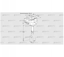 IBH40Z01A/20-30W3E (88301341) Дроссельная заслонка Kromschroder