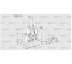 VCS2E40F/40F05NNKR3/2--3/PPPP (88103259) Сдвоенный газовый клапан Kromschroder