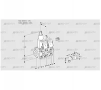 VCS3E40R/40R05LNWR/PP-2/MMMM (88107796) Сдвоенный газовый клапан Kromschroder