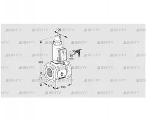 VAS665F05LWGRB/PP/PP (88204720) Газовый клапан Kromschroder