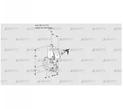 VAS115/-R/NK (88007733) Газовый клапан Kromschroder