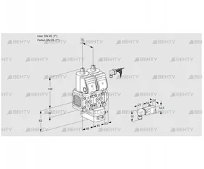 VCD1E25R/25R05FND-50WR/2-PP/PPPP (88107366) Регулятор давления Kromschroder