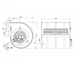Центробежный вентилятор ebmpapst D2E133DM5260