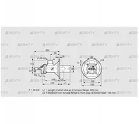 BIOA 65HB-300/185-(34)DB (84099860) Газовая горелка Kromschroder