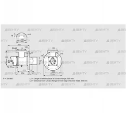 BIO 125HM-550/335-(16)EB (84099940) Газовая горелка Kromschroder