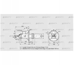 BICA 65HB-0/135-(34)D (84022111) Газовая горелка Kromschroder