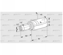 UVS 10L3 (84315208) УФ датчик пламени Kromschroder