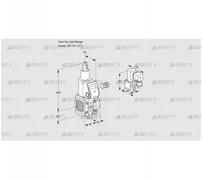 VAS1-/15R/LW (88012768) Газовый клапан Kromschroder