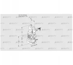 VAG2-/40R/NWSRAE (88014965) Газовый клапан с регулятором соотношения Kromschroder