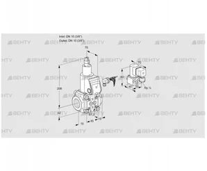 VAS110R/LW (88001129) Газовый клапан Kromschroder