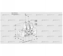 VCS3E50F/50F05NNKGR3/PPPP/PPPP (88105995) Сдвоенный газовый клапан Kromschroder