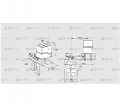 IDR200Z03D100GD/50-60Q30TR10 (88303136) Дроссельная заслонка Kromschroder