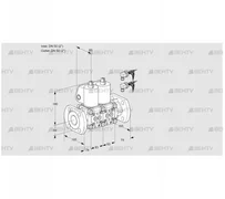 VCS3E50F/50F05NNKL6/PPPP/PPPP (88107612) Сдвоенный газовый клапан Kromschroder