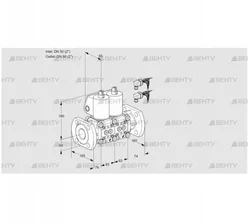 VCS3E50F/50F05NNKL6/PPPP/PPPP (88107612) Сдвоенный газовый клапан Kromschroder