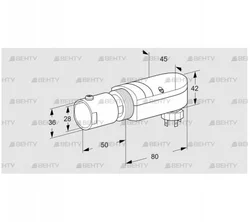 UVS 10D4P2 (84315213) УФ датчик пламени Kromschroder