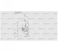 VAG2T-/40N/NQGRAA (88014979) Газовый клапан с регулятором соотношения Kromschroder