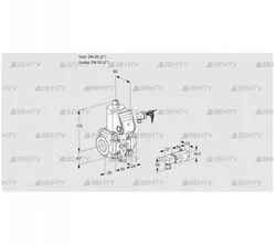 VAS250R/NW (88034086) Газовый клапан Kromschroder