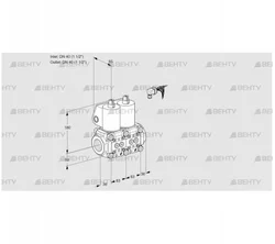 VCS3E40R/40R05NNWL/PPPP/PPPP (88105821) Сдвоенный газовый клапан Kromschroder