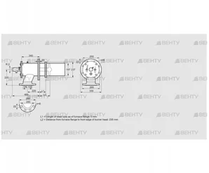 ZIC 200RM-0/235-(22)D (84277511) Газовая горелка Kromschroder