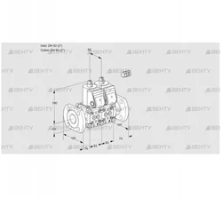 VCS3E50F/50F05NNWR/PPPP/PPPP (88103154) Сдвоенный газовый клапан Kromschroder