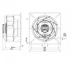 Центробежный вентилятор ebmpapst K3G500RL9601