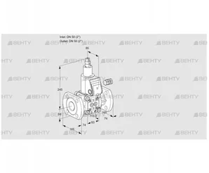 VAS350F/LW (88034617) Газовый клапан Kromschroder