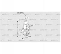 VAS2T50N/LQ (88000076) Газовый клапан Kromschroder