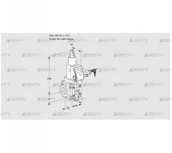 VAS240/-R/LQSR (88029924) Газовый клапан Kromschroder