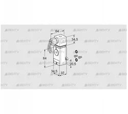 DG 110VCT1-6WG /B (75454589) Датчик-реле давления газа Kromschroder