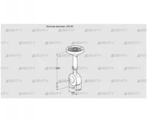 BVHS80W01A (88300184) Дроссельная заслонка Kromschroder