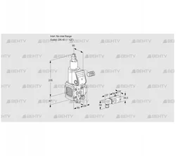 VAS2-/40R/LW (88003550) Газовый клапан Kromschroder