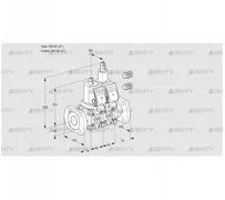 VCS3E50F/50F05NLWSR3/PPPP/PPPP (88103273) Сдвоенный газовый клапан Kromschroder