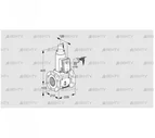 VAS8100F05LWB/PP/PP (88204401) Газовый клапан Kromschroder