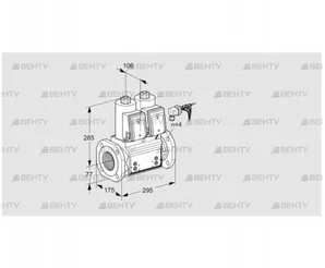 VCS665F05NNQRB/PPPP/PPPP (88203209) Сдвоенный газовый клапан Kromschroder