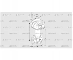 RV 2/DML10Q60E (86060597) Регулирующий клапан Kromschroder